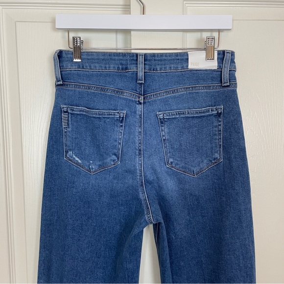 Paige Anessa Wide Leg Crop Jeans - Picture 7 of 12